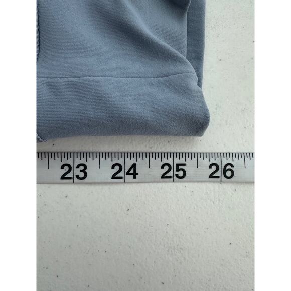 Calia by Carrie Underwood Jumpsuit Large Cinch Waist Tapered Leg Loungwear Blue - Picture 9 of 11